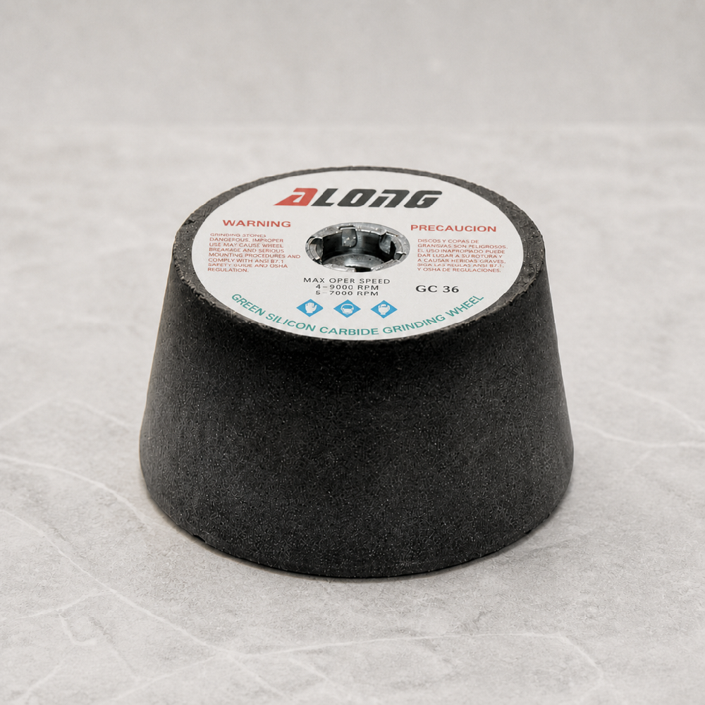 Шарошка бакелитовая ALONG конус d100*50*M14 #36 D