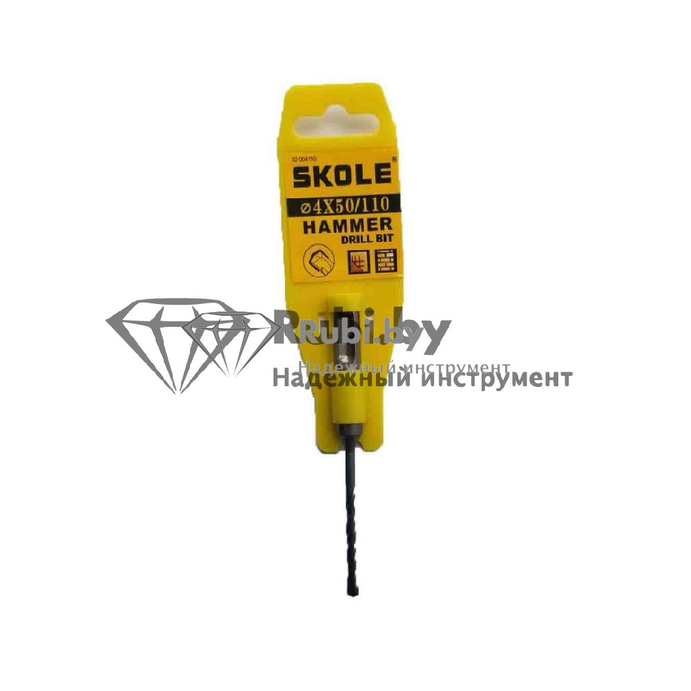 Сверло победитовое SKOLE d10*210 SDS+ (Украина) D