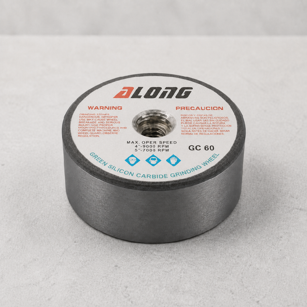 Шарошка бакелитовая ALONG прямая d100*50*M14 #60 E