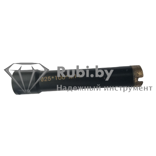 Алмазная коронка WL d25х100х10хМ14 D