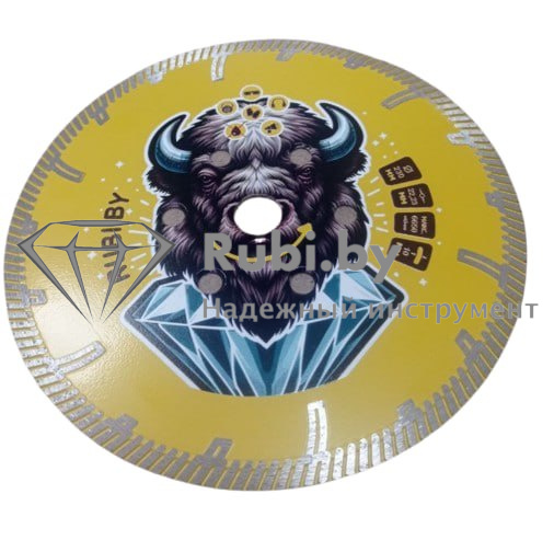 (Д)Алмазный диск по граниту турбо STAR ЗУБ Power Blade GABBRO d230x2.8x10x22,23 D