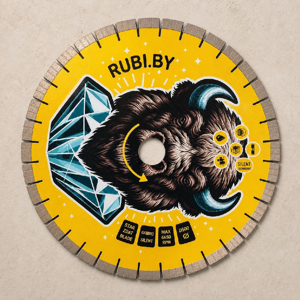 (Д)Алмазный диск по граниту STAR ZDAT BLADE GABBRO Sailent d500x40*4.2*20х50/60 сегментный Arix А