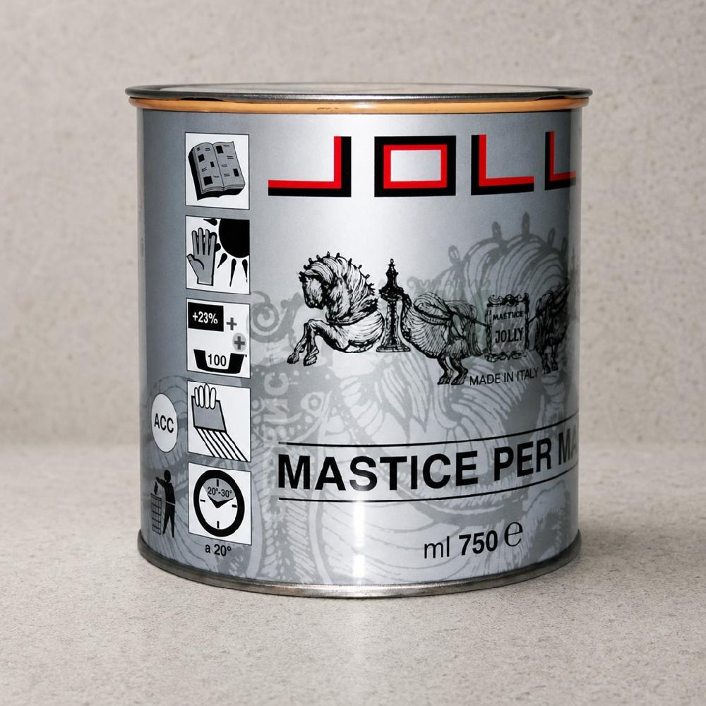 Клей для камня полиэфирный густой ILPA JOLLY M4127 серый 0,75л (Италия) B