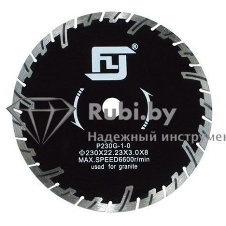 Алмазный диск по граниту VERON FEIYAN P230G-1-0 сегментный с зубом 22,23  С 