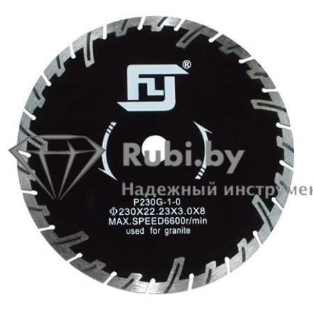 Алмазный диск по граниту VERON FEIYAN P230G-1-0 сегментный с зубом 22,23 С