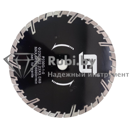 Алмазный диск по граниту LIMITED FEIYAN USA P230G-1-0 22.23 сегментный с зубом GABBRO 