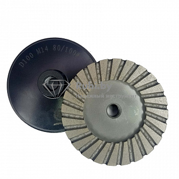 Фреза алмазная торцевая d100*5*M14 #80/100 (Wanlong) С 