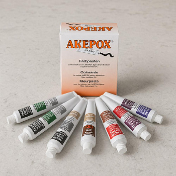 Краситель для эпоксидного клея AKEMI 11220 Akepox красный 30мл (Германия) А