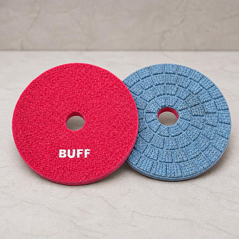 АГШК BUFF STAR d100x3.5 wet №BUFF Shine blue PRO D