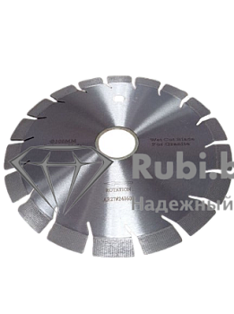 Алмазный диск Eclipce по граниту d300x3,3x20x60/50 сегментный Arix  А 