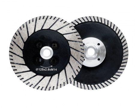 Алмазный диск по граниту VERON ОБДИР+ d125х3.0х30xM14 мульти-турбо  C 