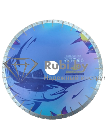 Алмазный диск по граниту Wanlong Gabbro silence d400x20x3,6x60 сегментный  D 