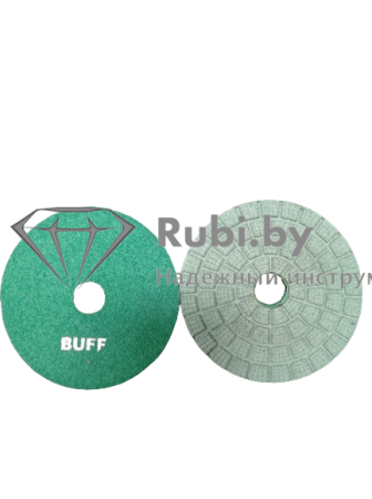 АГШК VERON BUFF Shine green PRO d100x3.5 wet №BUFF D 