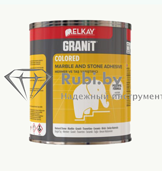 Фото Полиэфирный густой клей-мастика ELKAY Granit EB25 для мрамора и камня, бежевый, 1,0кг (Турция)  для камня 