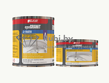 Фото Эпоксидный густой клей для камня ELKAY EpoGRANIT EG2003 прозрачный (1,5 + 0,75 кг) (Турция)  для камня 