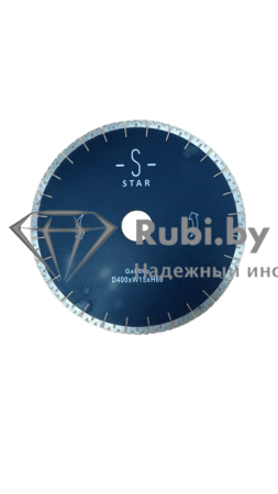 Алмазный диск по граниту Wanlong W-образный Gabbro d400x20x3,6x60 сегментный  B 