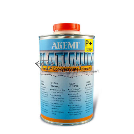 Фото Клей для камня эпоксиакрилатный жидкий AKEMI 10726 Platinum Pre бесцветный 0,9л (Германия) H  для камня 