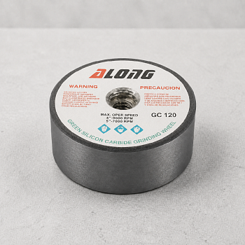 Шарошка бакелитовая ALONG прямая d100*50*M14 #120 E