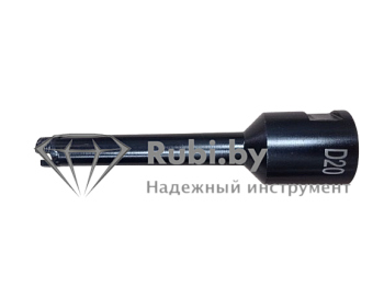 Алмазная коронка WL d20х120х10хМ30 (Китай) С 